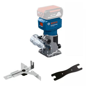 Bosch | Bosch GLF18V-8 Portable Cordless Wood Edge Trimmer Fine Trim For Laminate & Timber Bare Unit Excluding Charger Battery