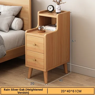 Narrow Bedside Cabinet Wooden