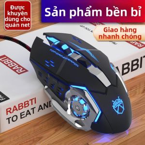 KINBAS|Chuột Có Dây Chơi Game Không Ồn Có Thể Lập Trình