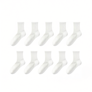B&C.Room | Womens Cotton Sports Long Socks Anti-odor No-bone