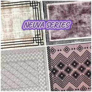 Tren-D-rugs Karpet eropa aesthetic jumbo besar 200 cm x 300 cm anti slip permadani motif abstrak modern alas lantai ruang tamu kamar tidur keluarga - NMs