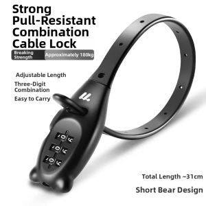 West Biking | Multipurpose Security Lock Bicycle Strap Anti-theft Portable Riding Equipment
