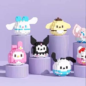 Mainan Balok Susun DAMO EGG Mini Karakter Kartun Building Block 3D Puzzle Nano Block Mainan Anak Edukasi DIY 3D Puzzle Gift PST