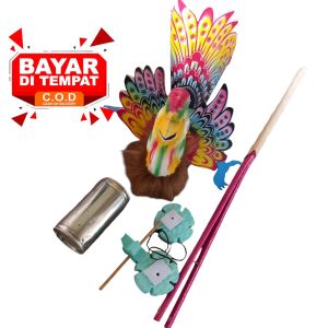 mainan Klotokan Ayam dorong klotokan ayam Klotokan merak