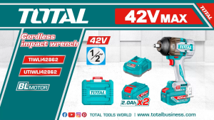 TOTAL Cordless impact wrench TIWLI42862