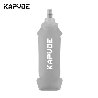 Bình Nước Gấp Gọn Kapvoe 601ml-700ml Chất Liệu TPU Không BPA Bình Mềm Có Thể Thu Gọn Dành Cho Thể Thao Ngoài Trời Đi Bộ Đường Dài Cắm Trại Chạy Bộ Thiết Kế Di Động