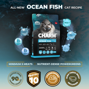 CHARM North Atlantic OCEAN FISH Cat Food (3 Sizes)