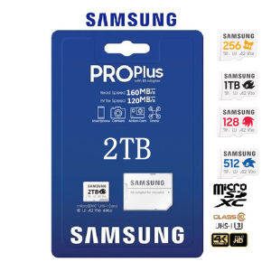 Samsung Super 512GB 2TB PRO Plus Micro SDXC With Adapter Card reader