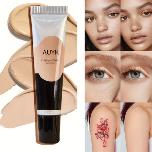 ครีมคอนซีลเลอร์ปกปิดเต็มหน้า 4 สี ปกปิดรอยคล้ำใต้ตา รอยน้ำตา เนื้อครีมน้ำหนักเบา ให้ลุคธรรมชาติ ติดทนนาน