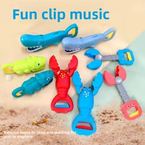 JIFANPAUL | Childrens Large Lobster Claw Beach Toy Dinosaur Hippo Crab Mechanical Hand