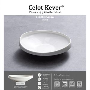 Luxury Feel Western Restaurant Soup Bowl Ceramic Tableware