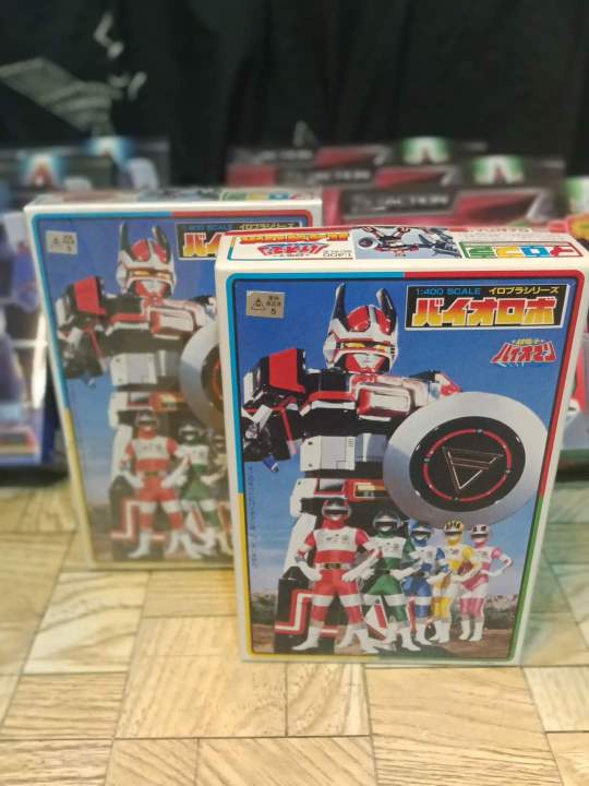 Figurine Bioman Robot Chouchenshi – PVC Acrylique, 1984, Style Power Rangers, Club Dorothée
