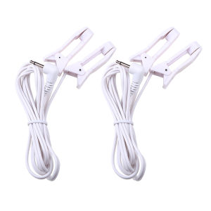 2.5mm Plug Ear Clip Electrode Lead Cable Digital TENS Therapy Machine Massager  for Digital Massage Machine Electrode Ear Clip