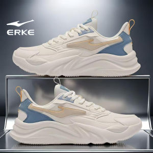 Erke | Leather Waterproof Soft Cushioning Wear-Resistant Sports Casual Shoes