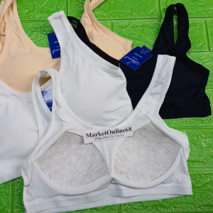 5 Áo Lót Bra Ba Lỗ Croptop Mút Liền 530A Su Tăm Co Giãn Thoáng Mát Bé Gái Học Sinh MarketOnline68