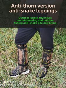 Thickened Snake Proof Leg Protector Lightweight Breathable Outdoor Jungle Dog Bite Protection for Stray Dogs Large Dogs