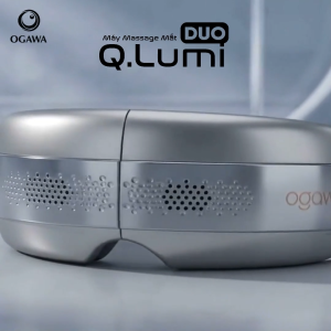 Máy Massage Mắt OGAWA Qlumi Duo- OY-0512 | Nóng & Lạnh Kép | Túi Khí Air Pulse | Massage Thái Dương | Giảm Mỏi Mắt
