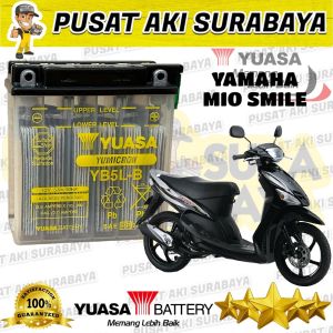 AKI MOTOR BARU YUASA YB5LB 12 VOLT MOTOR MIO SMILE SMASH VEGA ZR SUPRA X LEGENDA SUPRA FIT MTX5AL GM5Z GT6A YT7C YB5L-B