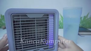 Taffware HUMI Air Cooler Mini Fan AC LED Kipas Penyejuk Ruangan 375ml - AA-MC4