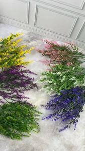 Buket Bunga Aksesoris Semak Hias Rumput Lavender Artifisial Pelengkap Pajangan Dekorasi Estetic Minimalis