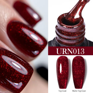 UR đường 7.5ml long lanh màu đỏ sơn móng tay dạng gel vecni bán vĩnh viễn móng tay có thể hòa tan nghệ thuật sơn lót phủ gel LED UV móng tay