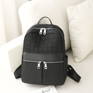 Trendy Oxford Cloth Ladies Backpack 2023 New Korean Style Versatile Student Bag Waterproof Shoulder Bag for Young Adults