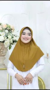 Jilbab Sporty Dewasa Jersey Premium M L XL / Kerudung Olahraga