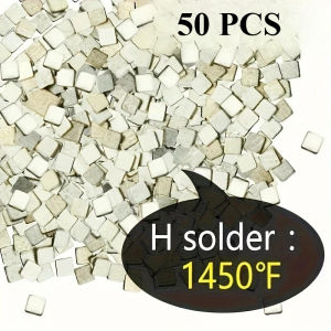 Silver Brazing Alloy Sheet High Medium Low Temp for Jewelry Making Precious Metal Repair Welding Kit