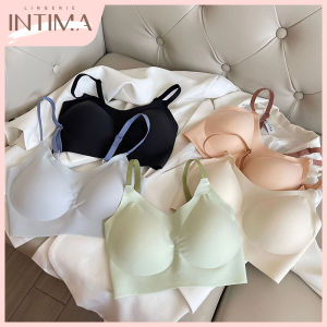 INTIMA High-Quality Seamless Bra For Women Wireless Fixed Cup Beautiful Back Push Up Underwear Sports Daily Full Cup Bras Bralette with Padded Freedom Plus Size Lingerie