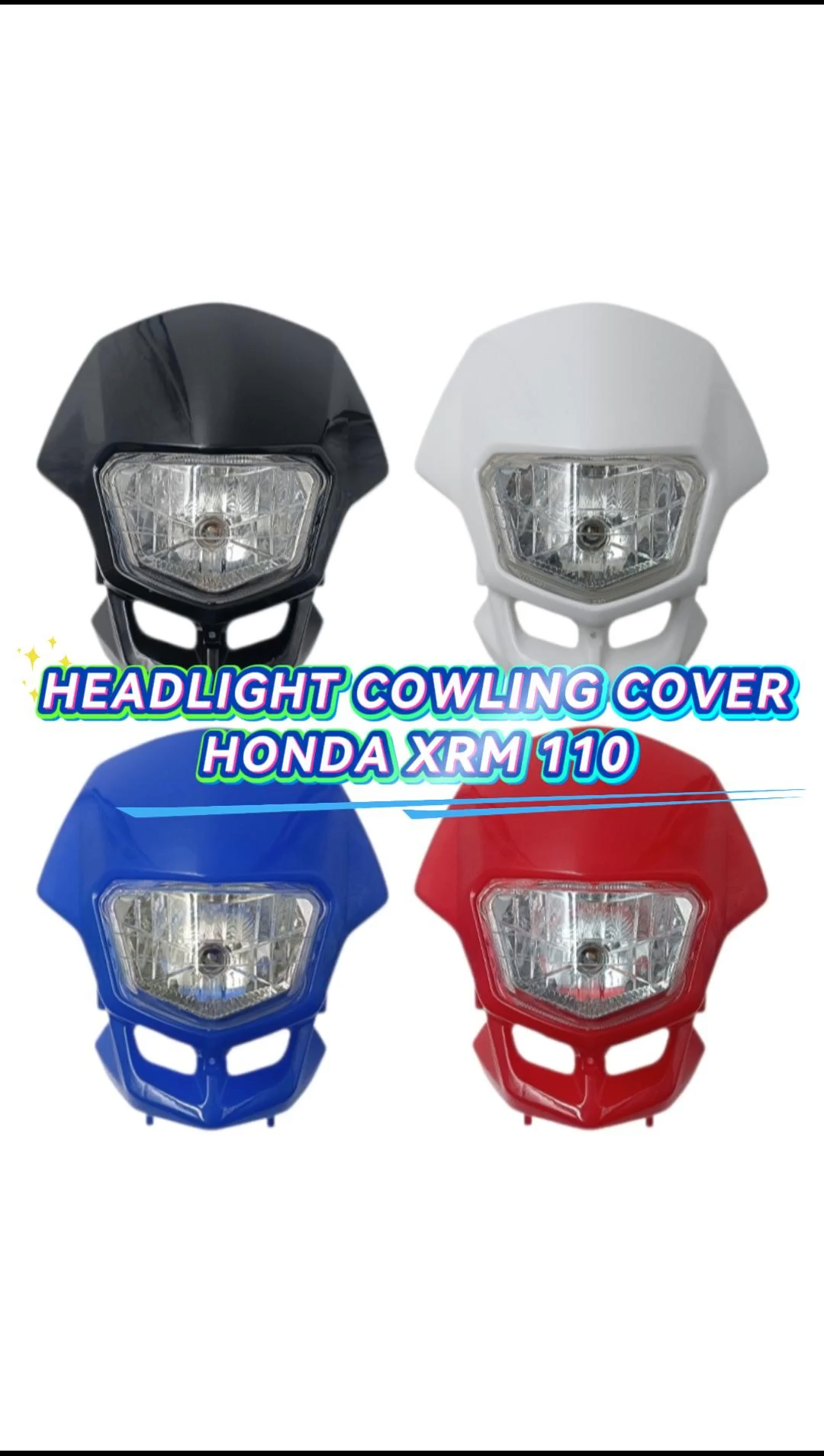 HONDA XRM110 FAIRINGS HEADLIGHT COVER FRONT COWLING FOR MOTORCYCLE ACCESSORIES