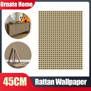 Wallpaper Sticker Self Adhesive Honeycomb Grid Retro Luxury Wall Decor Entrance Hallway Peelable