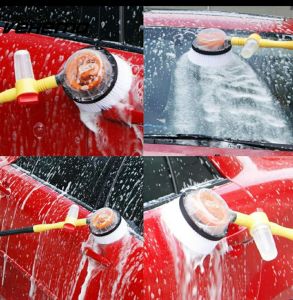 CHỔI RỬA XE Ô TÔ DỤNG CỤ RỬA XE TỰ XOAY 360 ĐỘ-Vòi CọCây Rửa Xe Hơi Kết Hợp Bàn Chải Tự Động Xoay Tròn 360 Tự Tạo Bọt. - otofunmoclan