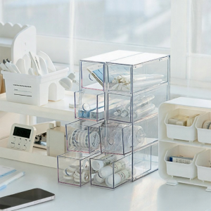 Dustproof Transparent Drawer-type Organizing Box