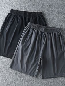 Quần Short Thể Thao Nam Ice Silk Nhanh Khô Thoáng Khí Thoải Mái Mùa Hè Quần Short Co Giãn Cạp Vừa Thời Trang Thành Phố