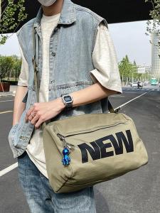 กระเป๋าสะพายข้างแบบลำลองขนาดใหญ่สำหรับทั้งชายและหญิง กระเป๋าสะพายไหล่ข้างเดียวสำหรับเด็กผู้หญิง กระเป๋าถือแบบลำลอง กระเป๋าสะพายข้างแบบลำลอง กระเป๋าสะพายข้างแบบลำลอง