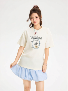 Gbiaior | Cute Cartoon Loose Fit Women T-shirt