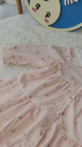 Rabbit pink dress | Dress anak perempuan