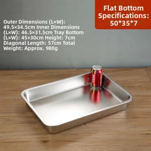 Stainless Steel Serving Tray with Lid