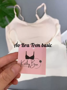 B11 [MÚT 1-3CM] Áo Bra 2 Dây Su Đúc Liền Mạch KATHY BRA Kiểu Dáng Thể Thao Basic Dễ Mix Đồ