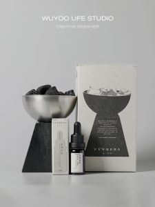 WUYOO Premium Aromatherapy Essential Oil Natural Volcanic Stone Diffuser Indoor Decorative Item Festival Gift Box