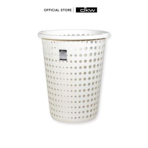 good quality DKW HH-1205 (Size M) ตะกร้าใส่ผ้า Bubble ทรงกลม (มี 2 สี) ตะกร้าพลาสติก ตะกร้าอเนกประสงค์ Laundry Basket