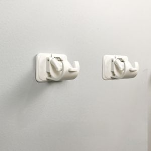 No-Drill Adjustable Rod Small Super Fine Curtain Rod Bathroom Door Curtain Rod Closet Shrinking Pole Tube Straight Bar Shape