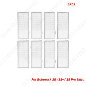 Roborock | Roborock S8 Pro Ultra S8+ Robot Vacuum Cleaner Mop Choth Vacuum Bags Accessories Side Brush Filter Replaceable Spare Parts