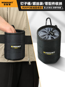 Portable Electrician Wearable Oxford Cloth Nail Bucket Durable And Wear-Resistant Tool Bag for Woodworking And Carpentry