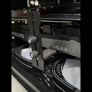 kebidumei | KEBIDUMEI Graphics Card Bracket Adjustable Video Card Bracket GPU Holder 6-96mm Chassis Fan Support Fixed Computer Accessories