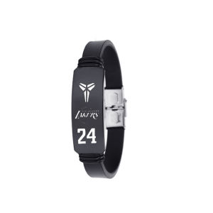 Adjustable Black Basketball Bracelet Mens Wristband NBA Stars Kobe Curry James Irving Durant Fans Accessories