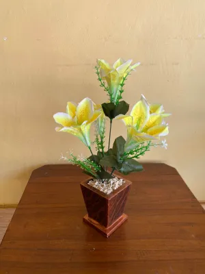 Bunga Lilly casablanca tinggi 40cm