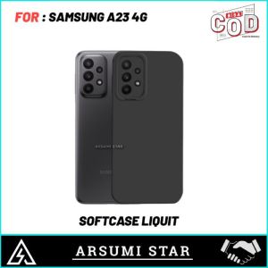 PROMO CASE SAMSUNG A23 4G / A23 5G PROTECT CAMERA SOFTCASE SLIM BLACK MATTE CASE LIQUIT SILIKON LIQUIT CASING LIQUIT