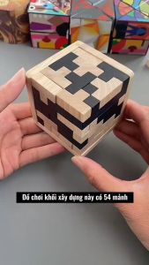Đồ Chơi Xếp Hình Tetris 3D Kiddy Academy Đồ Chơi Rubik Bằng Gỗ 54T Sáng Tạo Hỗ Trợ Phát Triển Trí Não Cho Bé