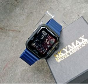 JAM Tangan SKYMAX 2301G Original Wateresis Terbaru Strap Tali Rubber Pria